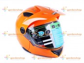 Шлем MD-900 оранжевый (трансформер) size M - VIRTUE цена