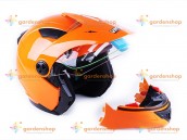Фото - Шлем MD-900 оранжевый (трансформер) size M - VIRTUE